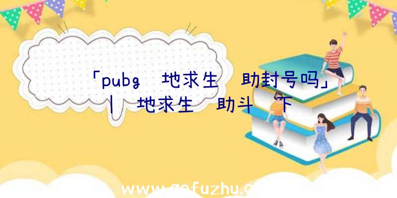 「pubg绝地求生辅助封号吗」|绝地求生辅助斗罗下载